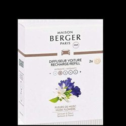 Maison Berger Musk Flower Car Diffuser Refill Pack Of 2