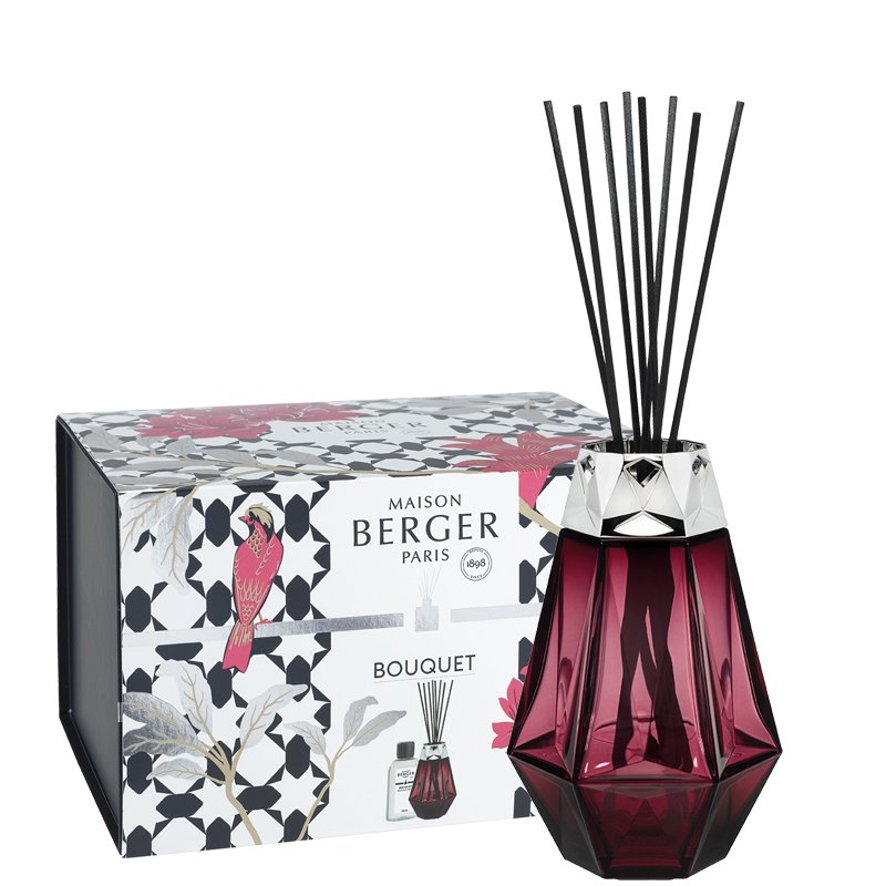 Maison Berger Paris Prisme aroma diffuser Fragrance bottle Glass Red