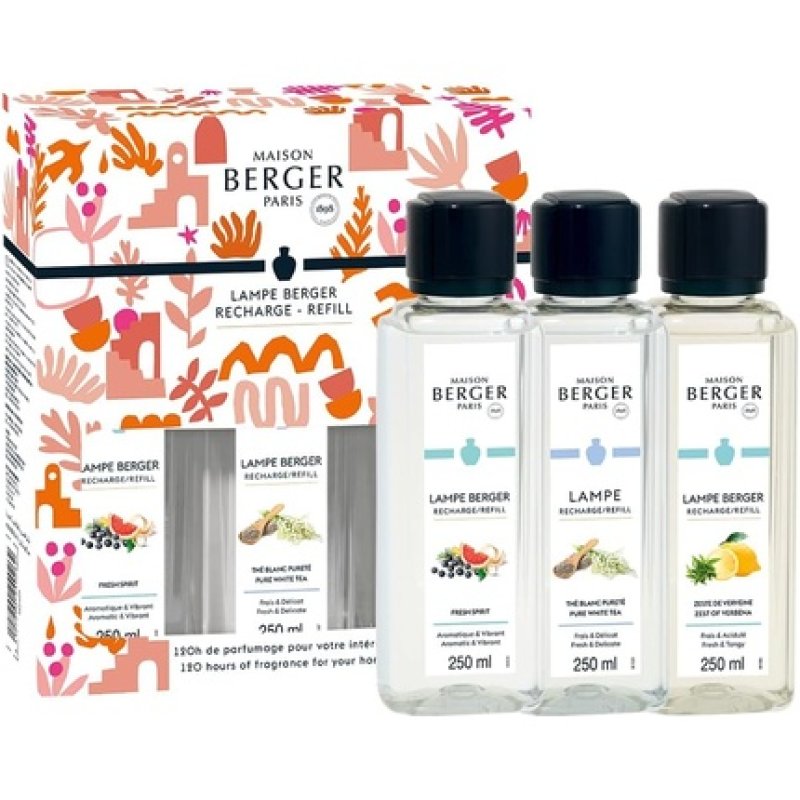 Lampe Berger Triopack Estival Collection 3 Bottles of 250ml - Refill