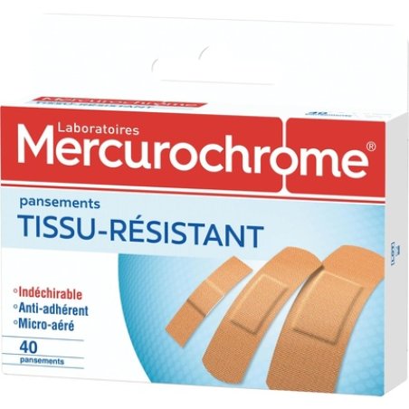 Mercurochrome Durable Fabric Dressings Optimal Protection Hypoallergenic