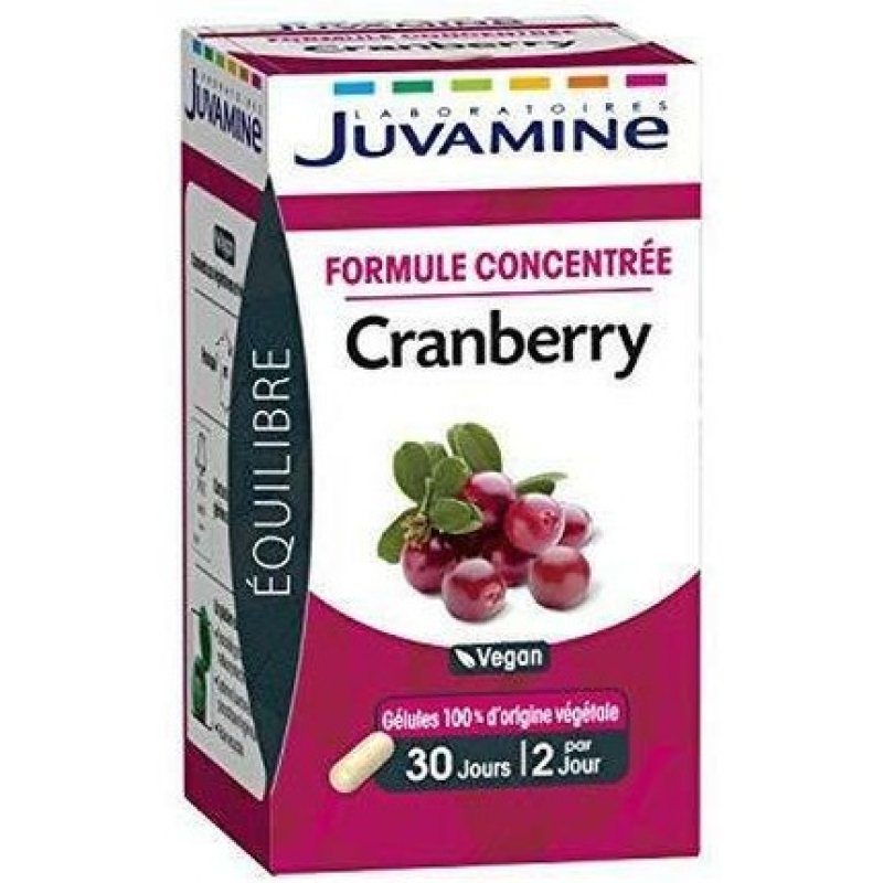 Juvamine Concentrated Formula Cranberry 60 Capsules