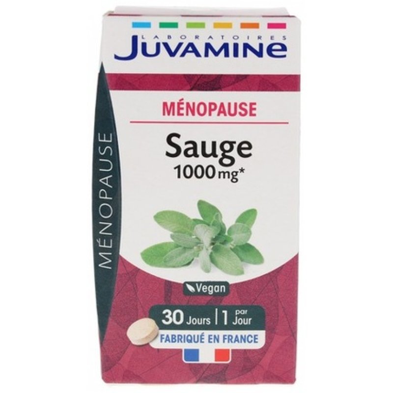 Juvamine Sage 1000mg Dietary Supplement 30 Tablets