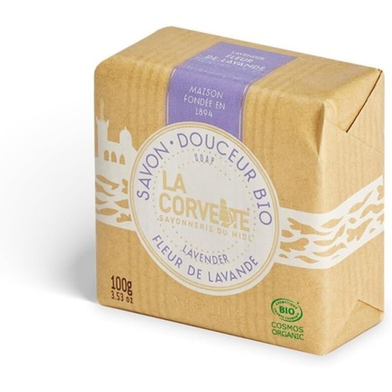 La Corvette Organic Lavender Flower Gentle Soap 100g