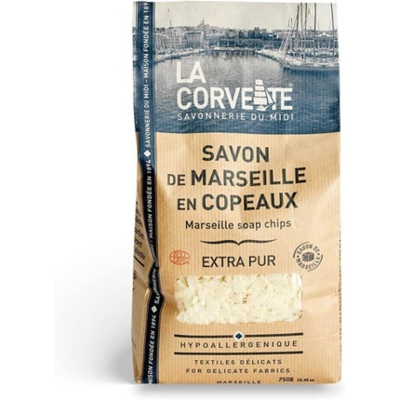 The Corvette Extra Pure Marseilles Soap In Shavings ECOCERT 750g
