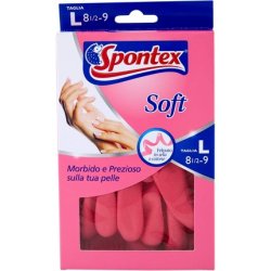 Spontex Gloves Household Products Soft Taglia L Fuchsia