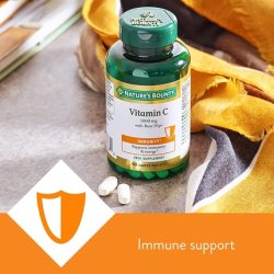 Nature's Bounty Vitamin C 1000mg with Rose Hips Caplets 60 Count