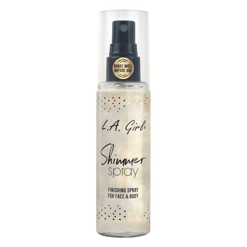 L.A. Girl Shimmer Spray Gold Spray fixateur de maquillage 80 ml