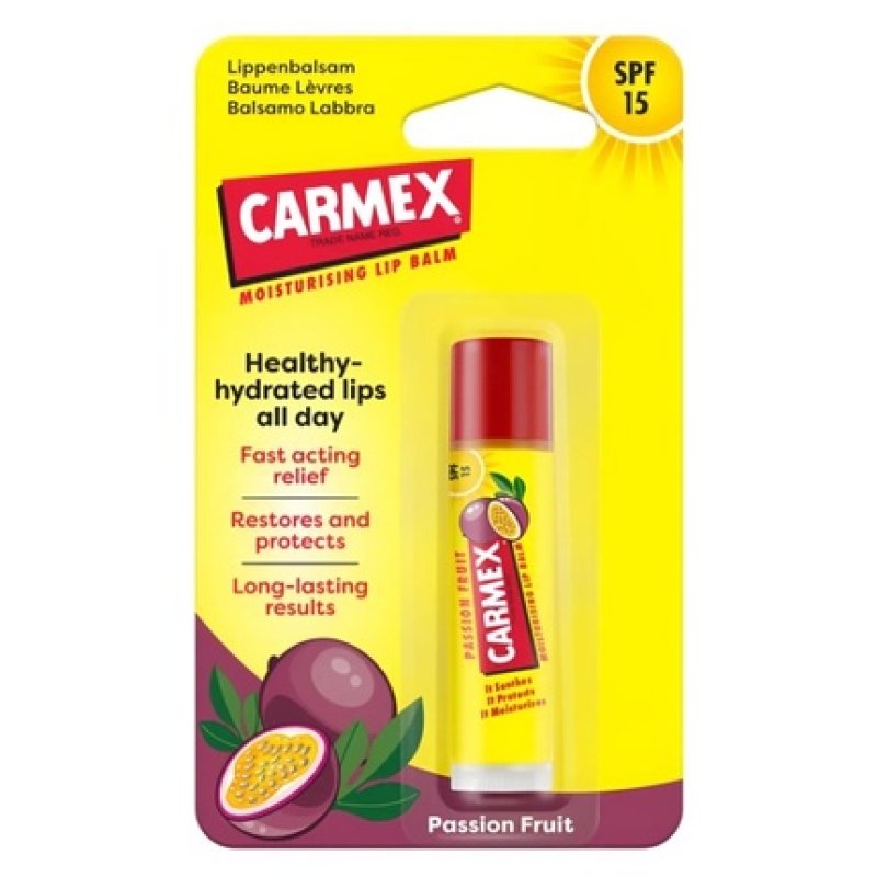 Carmex Lip Balm Passion Fruit - Moisturizing Lip Care