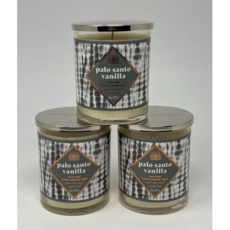 Bath & Body Works Palo Santo Vanilla Scented Candle Signature 8 Oz