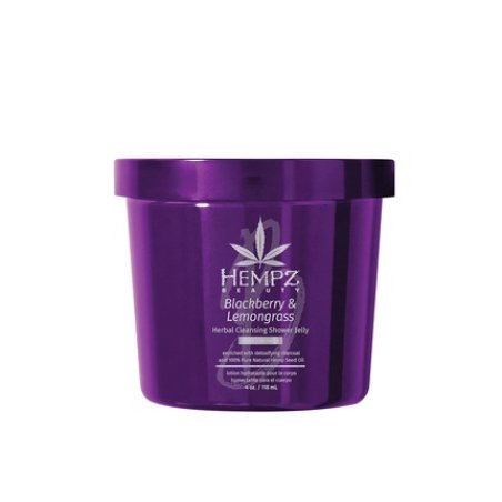 Hempz Blackberry & Lemongrass Herbal Cleansing Shower Jelly 4 oz.