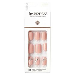 Self-adhesive nails imPRESS Nails Crystal Blossom 30 pieces