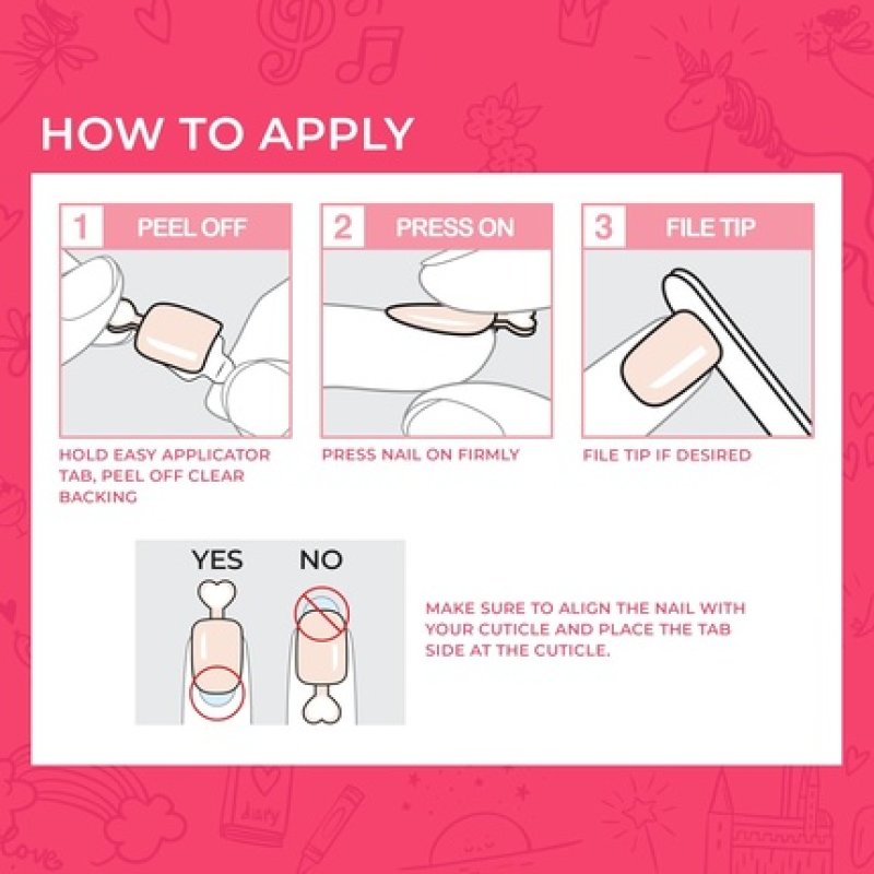 Kiss Impress No Glue Mani Press-On Nails 'Playground' Medium Red