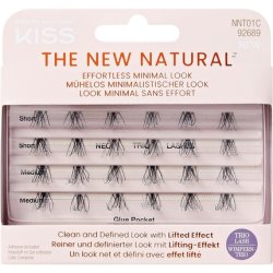 KISS The New Natural Trio False Eyelashes Clusters 01 24 Wisps