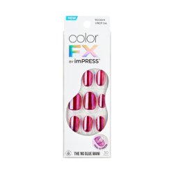 Kiss Self-Adhesive Nails Impress Color Fx Around You - 30 Pieces