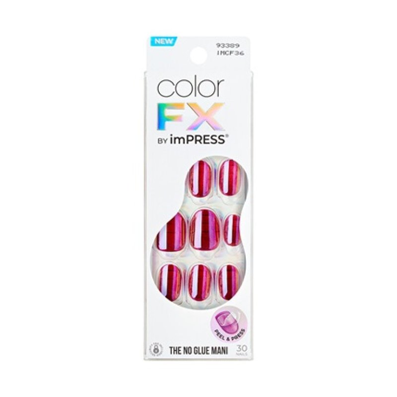 Kiss Self-Adhesive Nails Impress Color Fx Around You - 30 Pieces