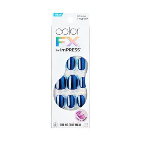 Kiss Self-Adhesive Nails Impress Color Fx Reconnect - 30 Pieces