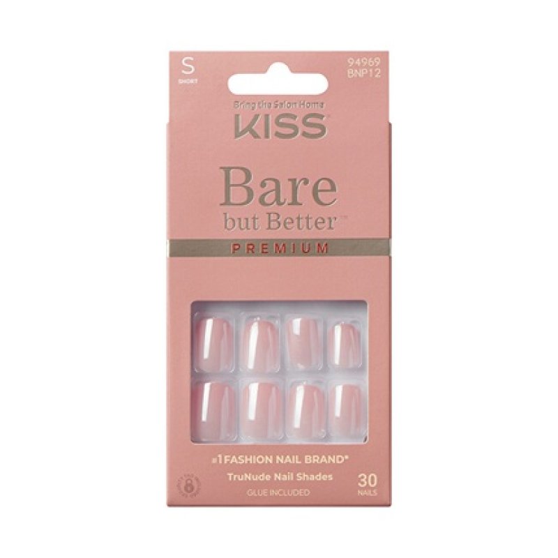 Kiss Bare-But-Better Premium Gel Nails - 30 Pieces