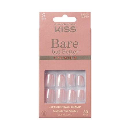 Kiss Bare-But-Better Premium Gel Nails - 30 Pieces