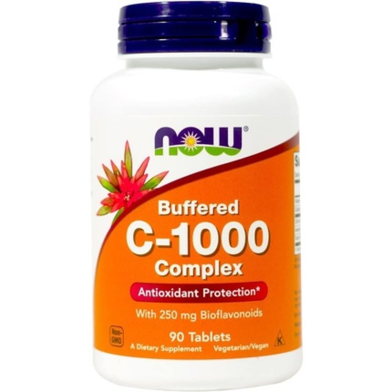 NOW C-1000 Antioxidant Protection Buffered C 1000mg 90 Tablets