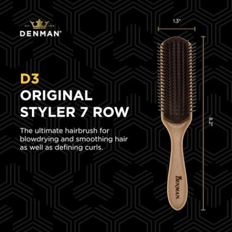Medium Styling Brush (7 row) Beech handle