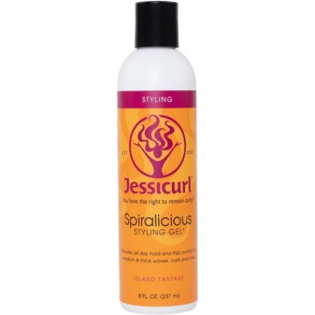 Jessicurl Spiralicious Gel Island Fantasy 8 Fl Oz Curl Defining Curly Hair