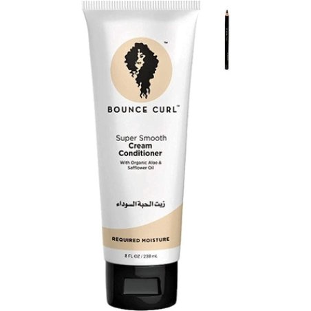 Bounce Curl Super Smooth Cream Conditioner with Organic Aloe and Sunflower Oil 8oz 238ml