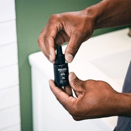 Brickell Men's Protein Peptides Booster Serum for Men - Natural and Organic