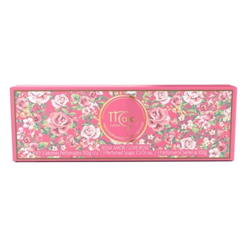 Gift Set Maja Maja Love Rose Toilet Soap 3x100 Grams