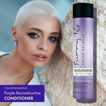 Sunny Isle Color Enhancing Purple Reconstructive Conditioner 10.1oz