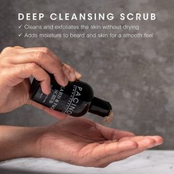 Pacinos Shave System Aloe & Tea Tree Beard & Face Scrub 4oz