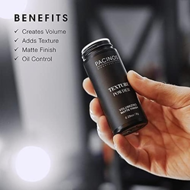 Pacinos Hair Texture Powder Matte Finish for Extra Volume and Hold