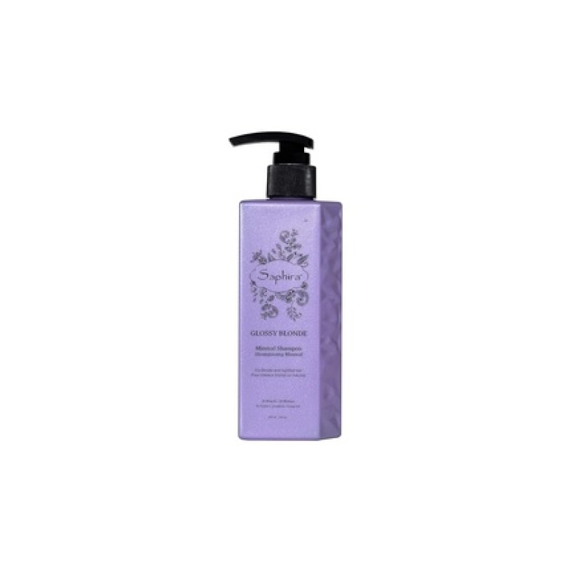 Saphira Glossy Blonde Shampoo for Natural, Bleached, and Color-Treated Blonde