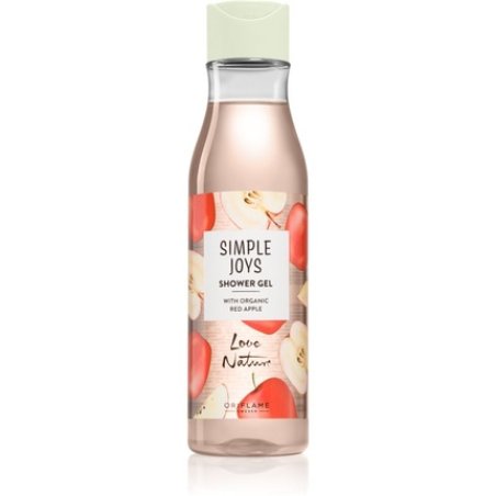 Oriflame Simple Joys Refreshing Shower Gel - Organic Red Apple, 250 ml