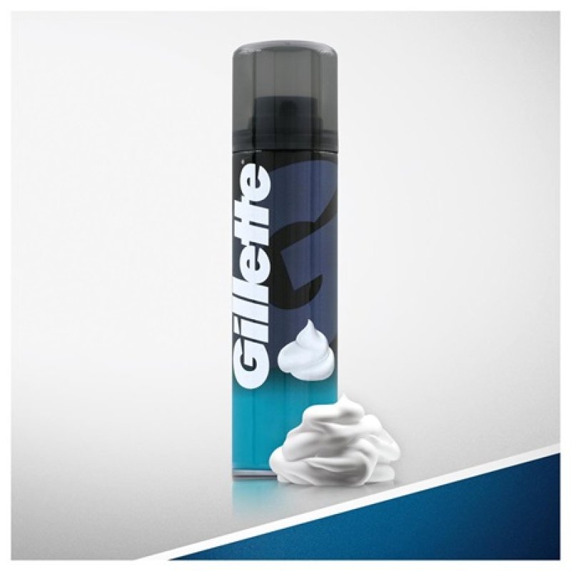 Gillette Classic Sensitive Skin Mousse de rasage Hommes 200 ml