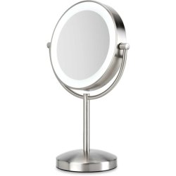 BaByliss 9437E makeup mirror Freestanding Round Stainless steel