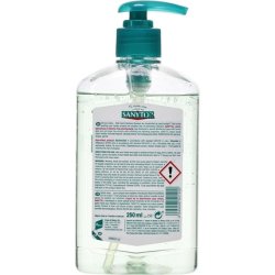 Disinfectant and Moisturizing Hand Gel 250ml with Aloe Vera and Green Tea