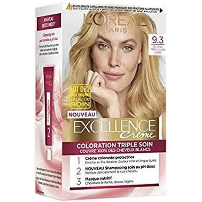 L'Oreal Paris Excellence Creme Triple Care Permanent Coloring 100