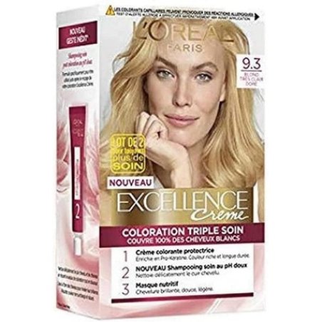 L'Oreal Paris Excellence Creme Triple Care Permanent Coloring 100