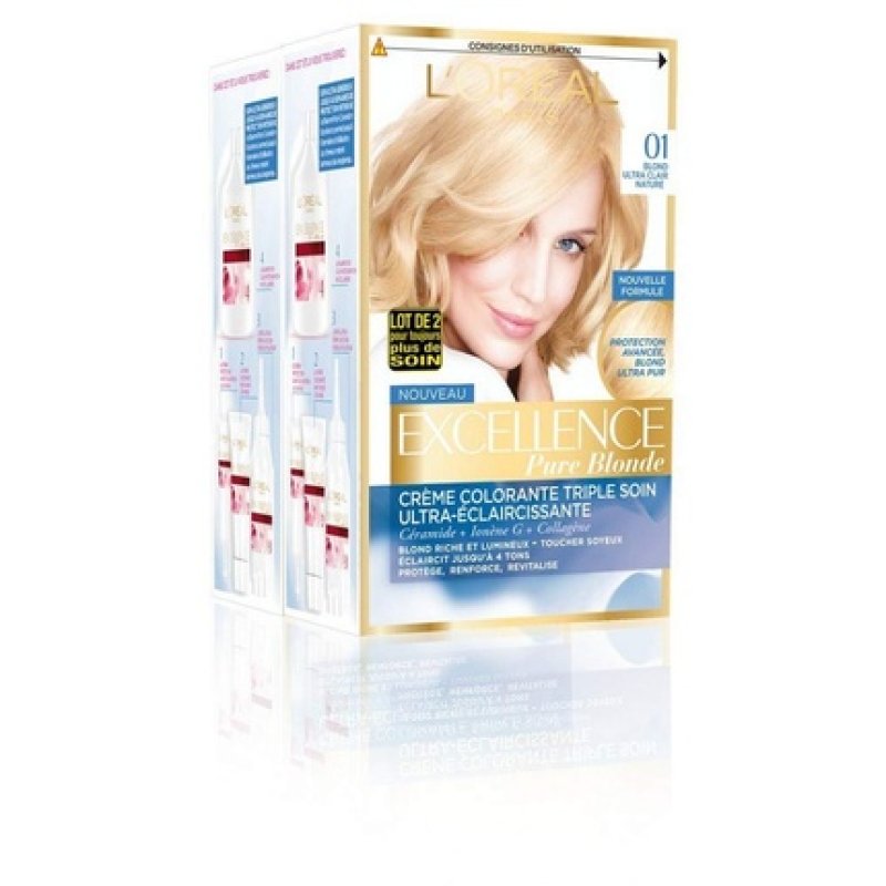 L'Oreal Paris Permanent Hair Color Triple Care 100% White Hair Coverage