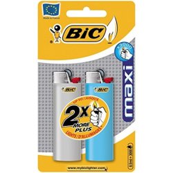 Bic Maxi Flint Lighter Double Pack