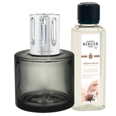 Maison Berger Paris Gift Set Catalytic Lamp Aroma Relax In Gray With Sweet Orient Filling 250 Ml