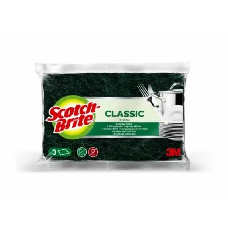Scotch-Brite 7100224574 Vert 3 pièce(s)
