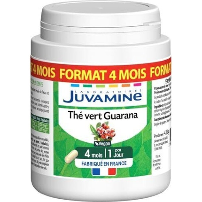 Juvamine Fat Burner Green Tea Guarana Slimming and Toning Action