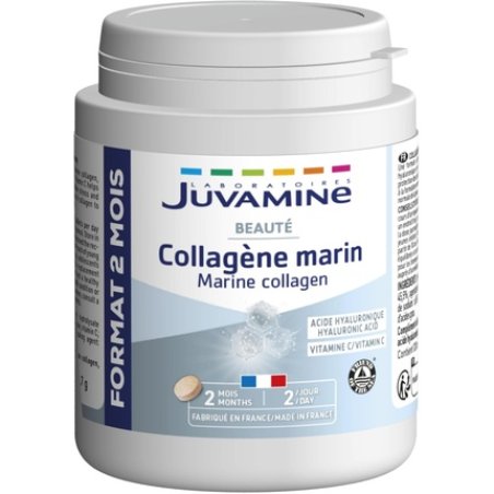 Juvamine Marine Collagen and Hyaluronic Acid with Vitamin C for Beauty and Skin