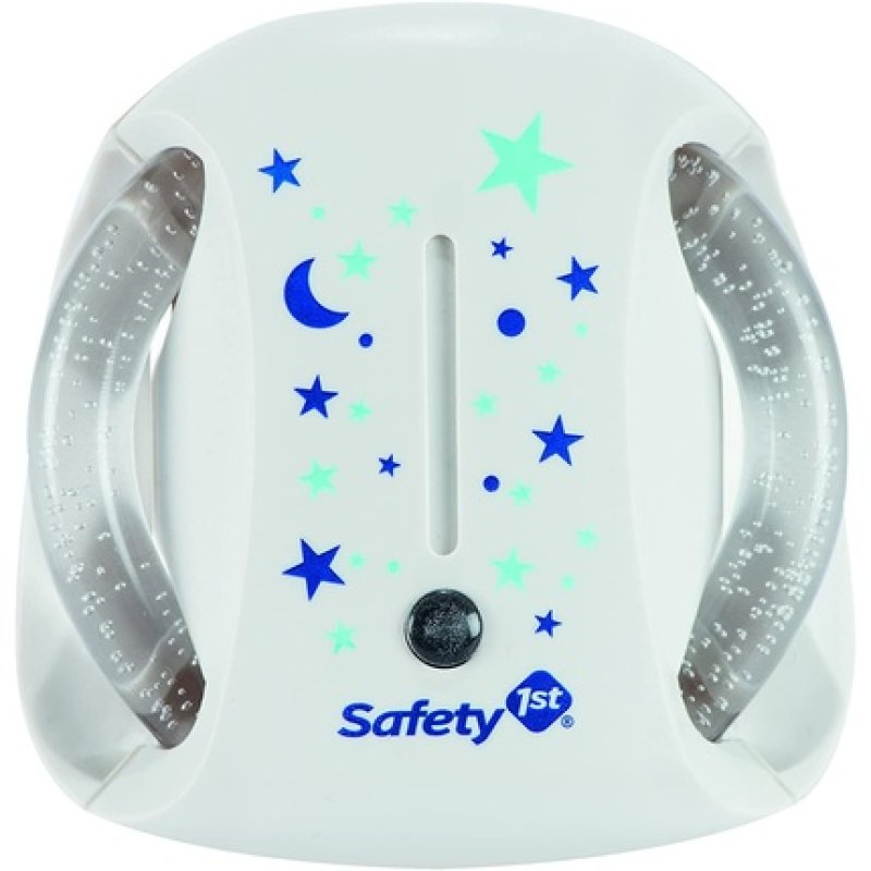Safety 1st Night Light Socket with Light Sensor Soothing Night Lamp for Baby and Children White