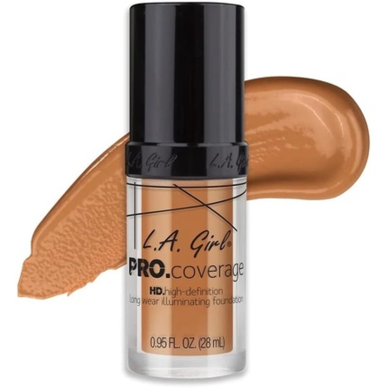 L.A. Girl Pro Coverage Liquid Foundation GLM649 Tan 0.95 fl oz