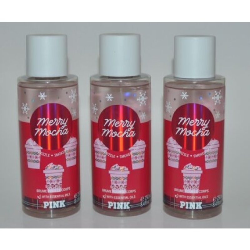 Victoria's Secret Pink Merry Mocha Scented Body Mist Spray