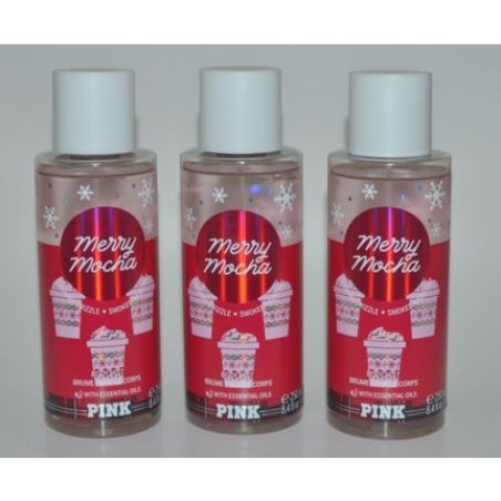Victoria's Secret Pink Merry Mocha Scented Body Mist Spray