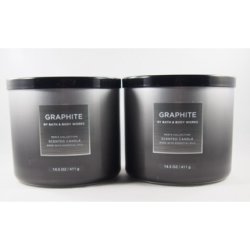 Bath & Body Works Men's Collection Graphite 3-Wick Scented Candle 14.5oz