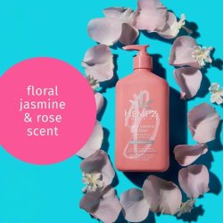 Hempz Sweet Jasmine and Rose Collagen Infused Herbal Body Moisturizer for Unisex